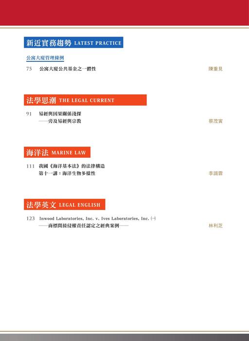 目錄頁